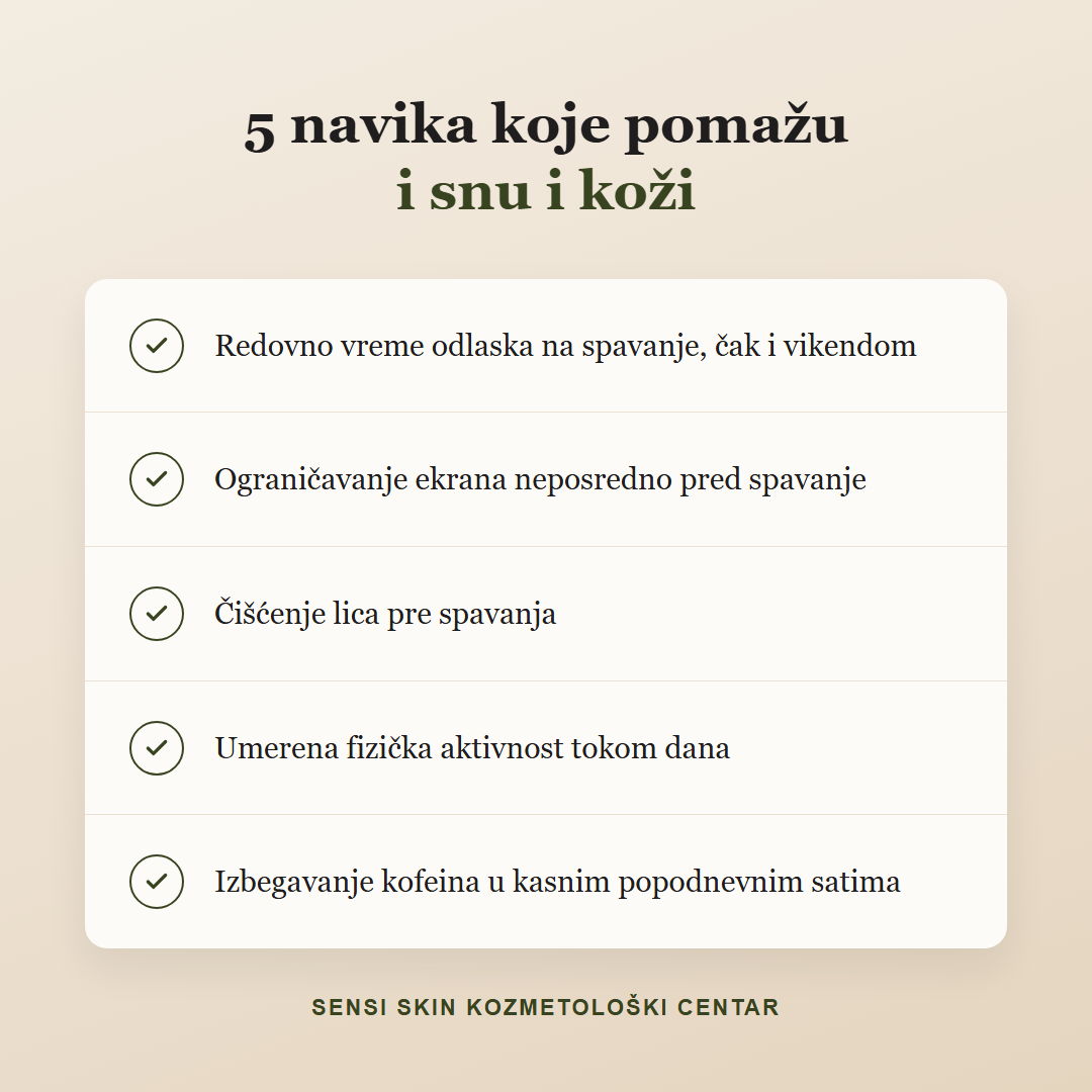 Stres i koža: 5 navika koje pomažu i snu i koži
